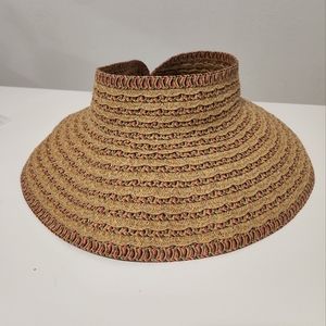 NINE WEST Paper Straw Visor
